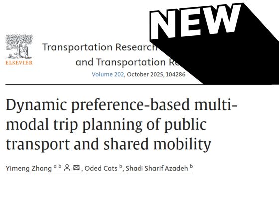 New academic article explores dynamic trip planning for Shared and Public Mobility