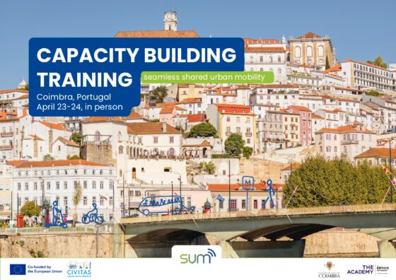 Register for the SUM Capacity Building Training in Coimbra